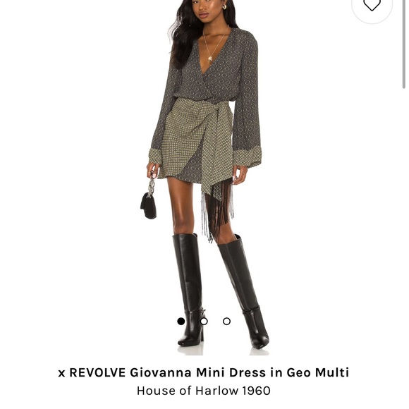 x REVOLVE Giovanna Mini Dress in Geo Multi
House of Harlow 1960 - Picture 1 of 3